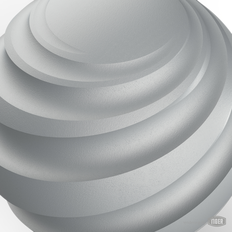 Anodized silver powder coat deals